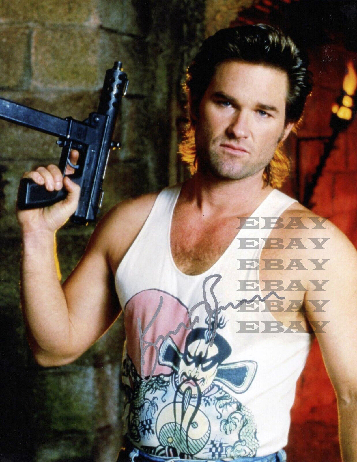 KURT RUSSELL Autographed Signed 8x10 Photo Poster painting Reprint