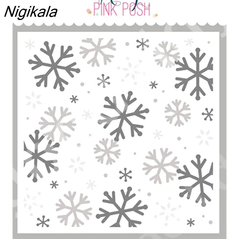 Nigikala Wreath Blessings Cutting Dies Stamps Stencil Scrapbook Diary Decoration Embossing Template Diy Greeting Card Handmade