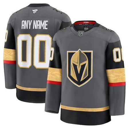 Youth Vegas Golden Knights  Gray Alternate Custom Jersey