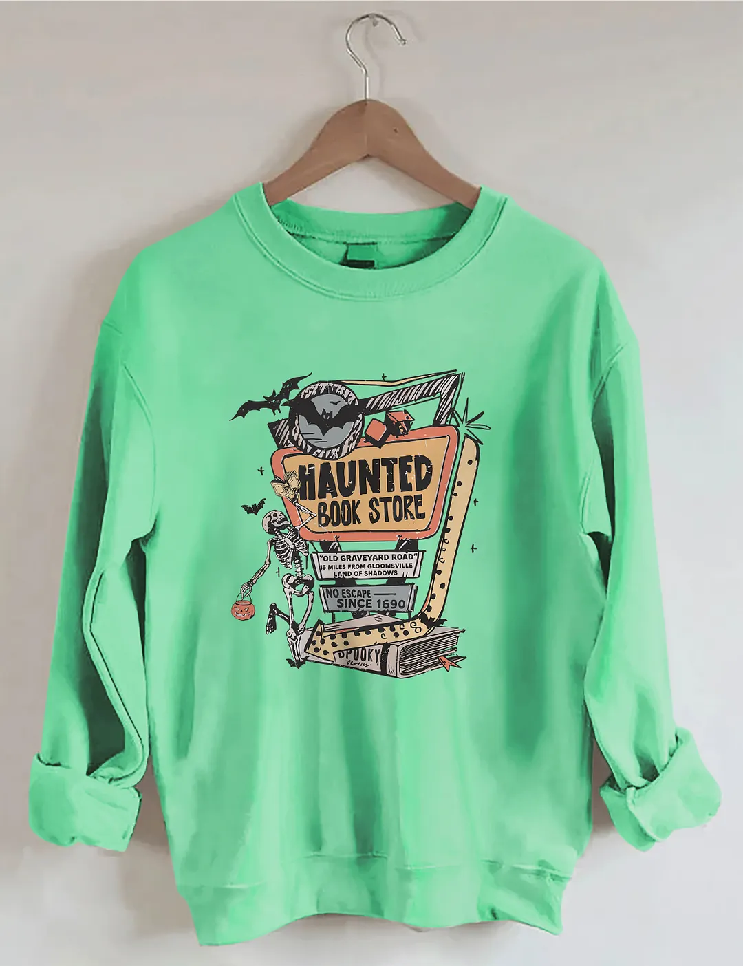 Haunted Book Store Sweatshirt