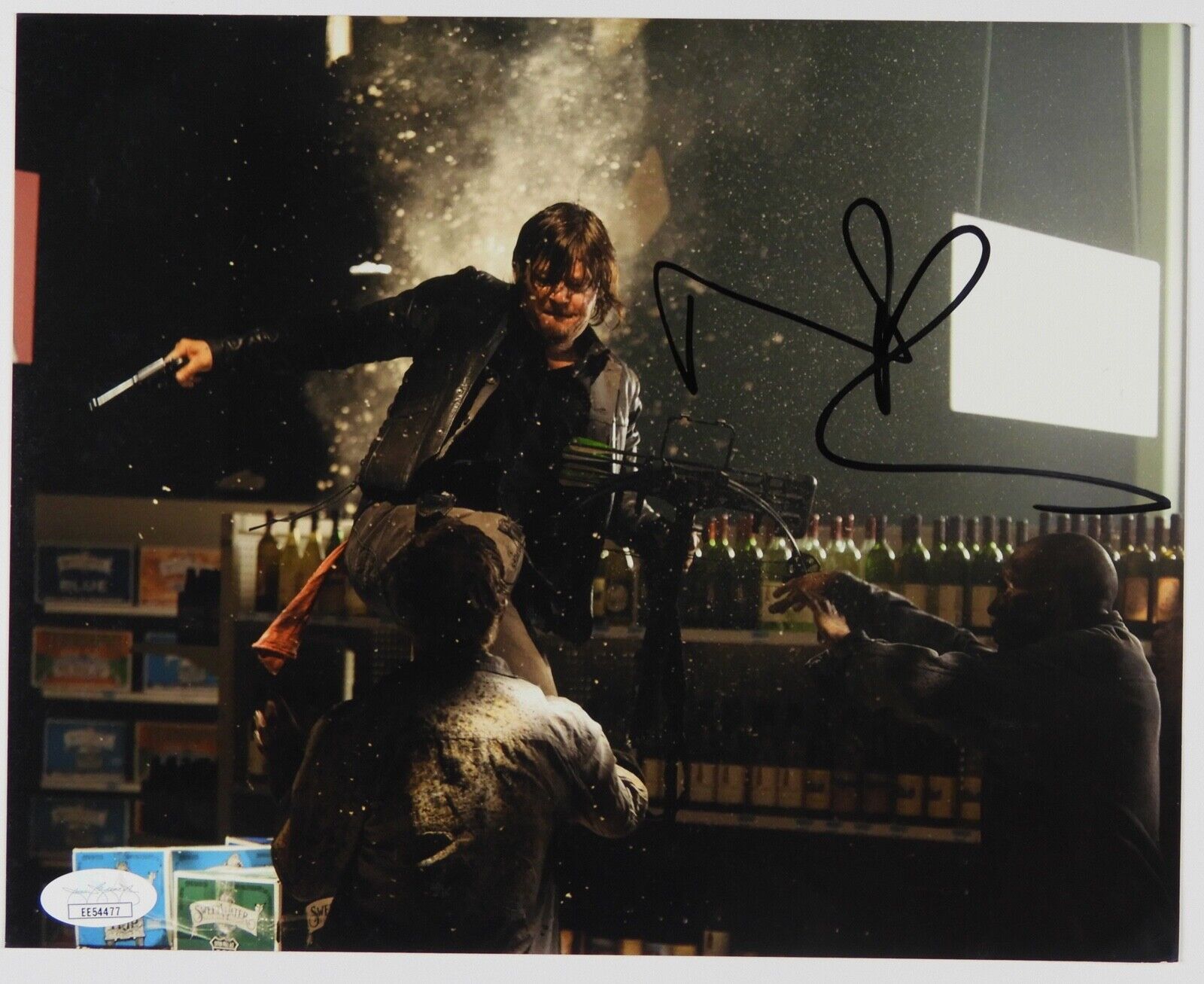 Norman Reedus Daryl The Walking Dead Autograph Signed Photo Poster painting JSA COA 8 x10