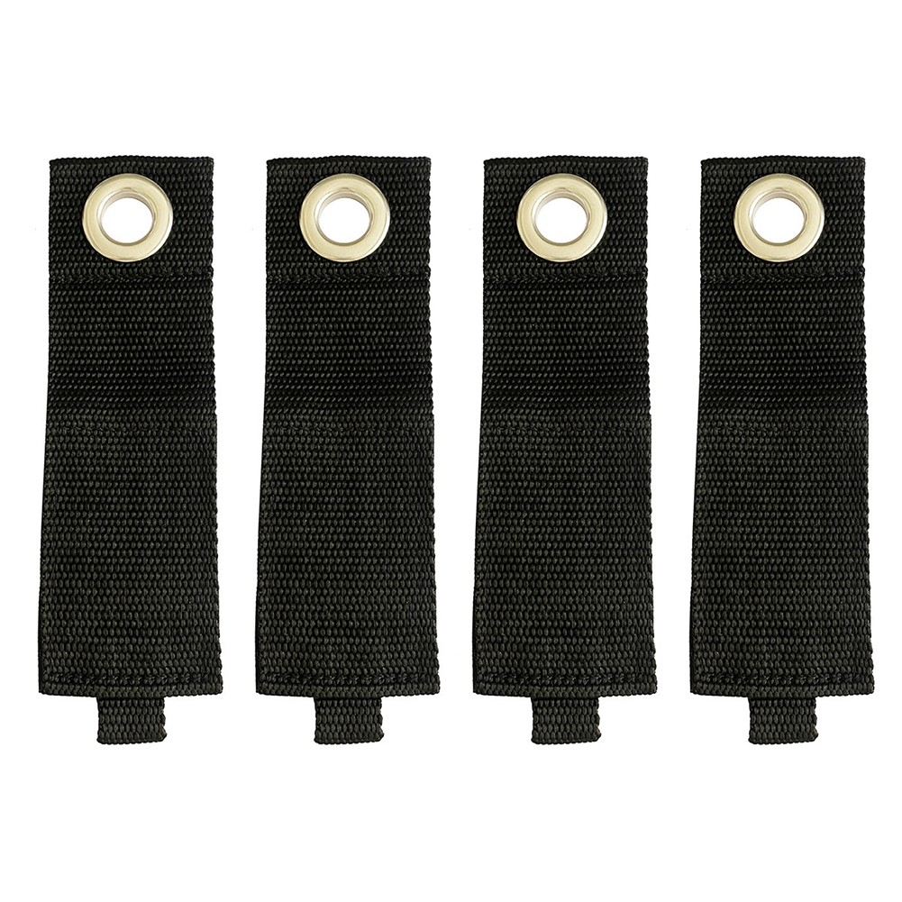 

4pcs Nylon Ground Peg Self-Adhesive Tie Strap Reusable Belt Pole Organizer, 19cm, 501 Original