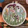 Last Day 70% OFF - Perfect Gift - Embroidery  Hoop Flower Kit for Beginner