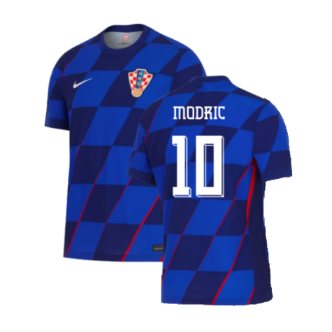 Maillot Croatie Luka Modric 10 Extérieur Euro 2024