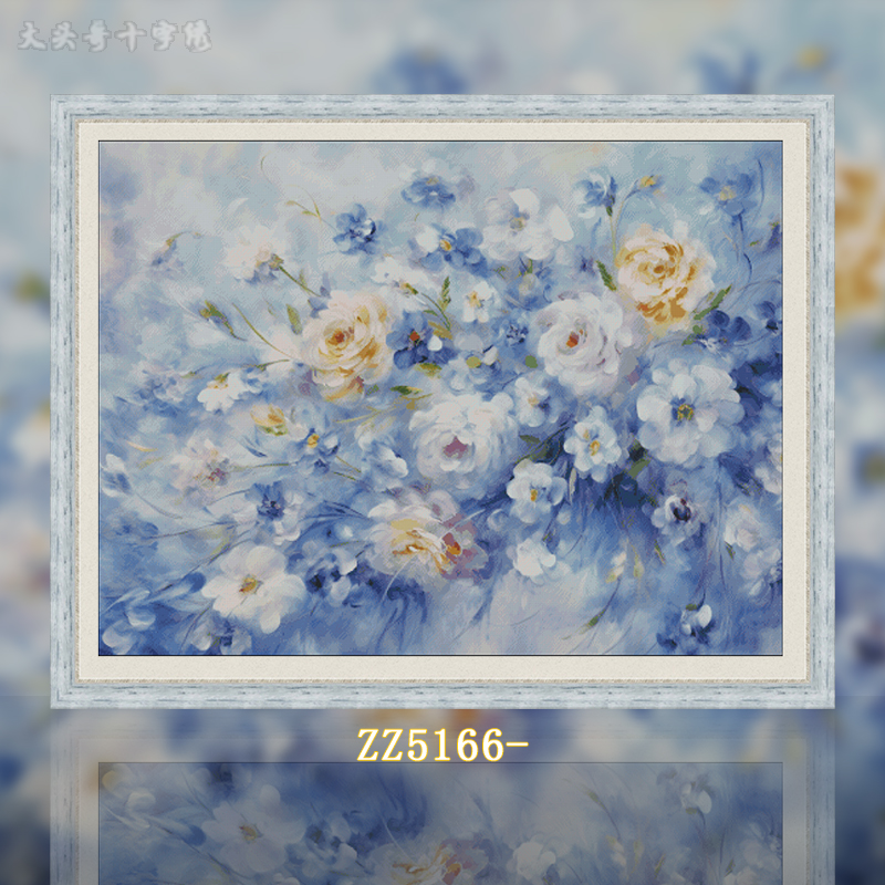 [ZZ5166-Blue Rhyme] Painting Fairy Cross Stitch