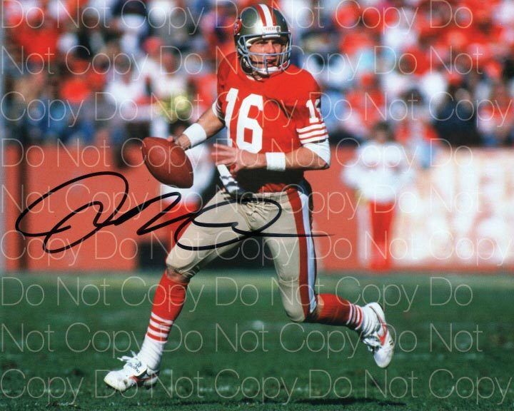 Joe Montana 49ers signed Photo Poster painting 8X10 poster picture autograph RP