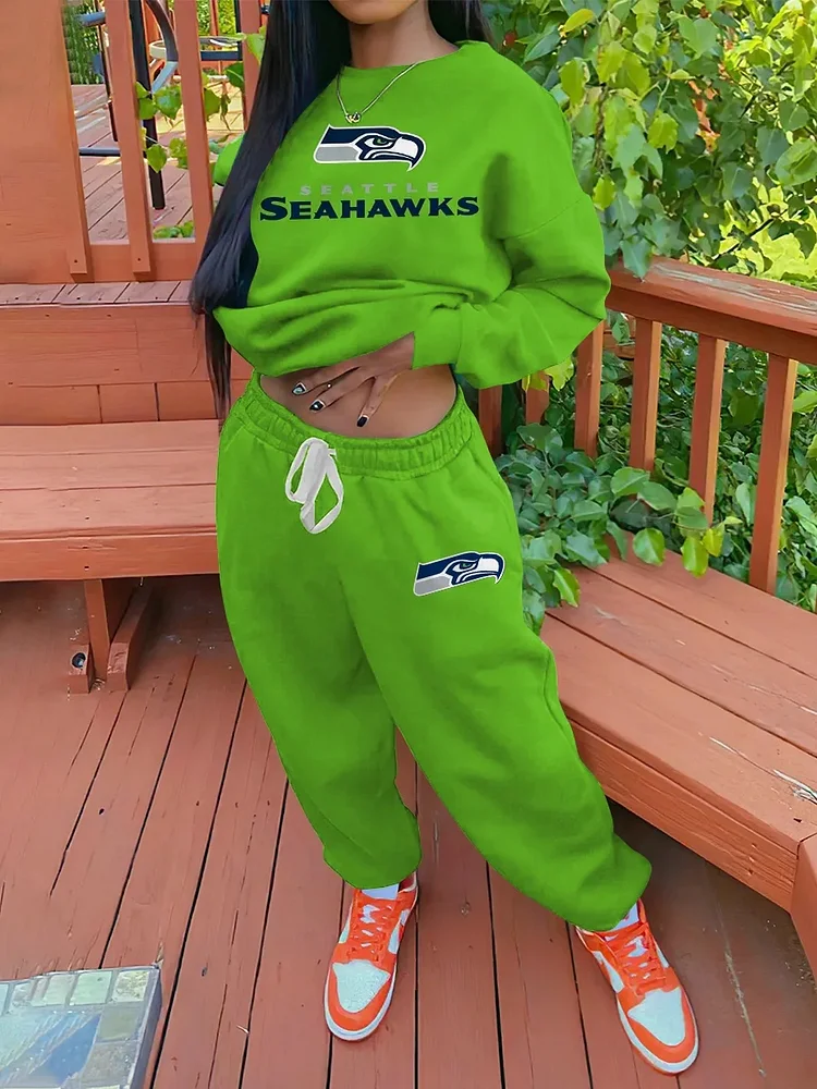 Seattle Seahawks Sportswear Crewneck Sweatshirt Suit