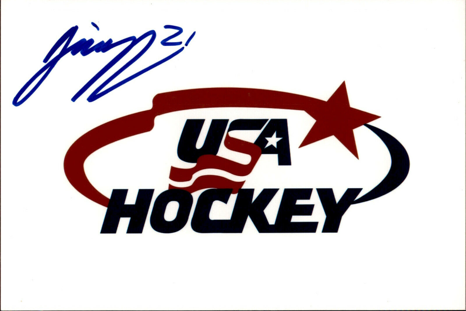 Jimmy James Lodge SIGNED 4x6 Photo Poster painting TEAM USA / SAGINAW SPIRIT / WINNIPEG JETS