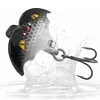 5Pcs Fishing Lures Bionic Bat Baits Artificial Bait Swimbait Hard Baits for Bass