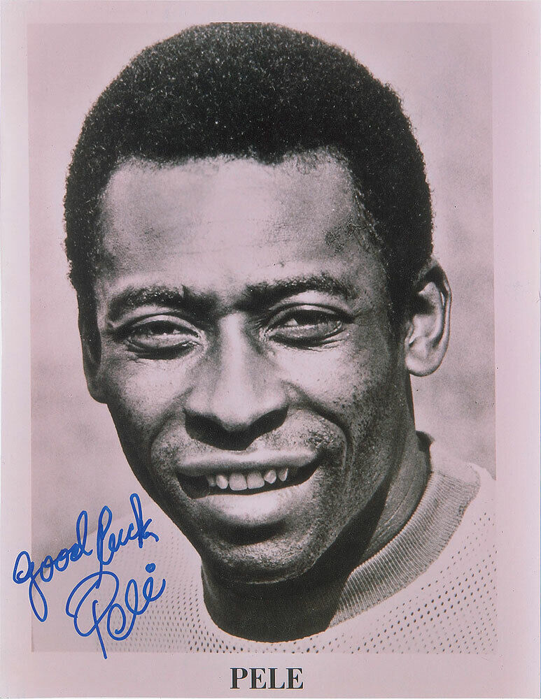 PELE Signed 'Brazil' Photo Poster paintinggraph - Football Player / Legend - preprint