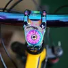 Titanium Headset Stem Top Cap with Bolt M6 MTB Headset Top Cap Bike Parts(Sun)