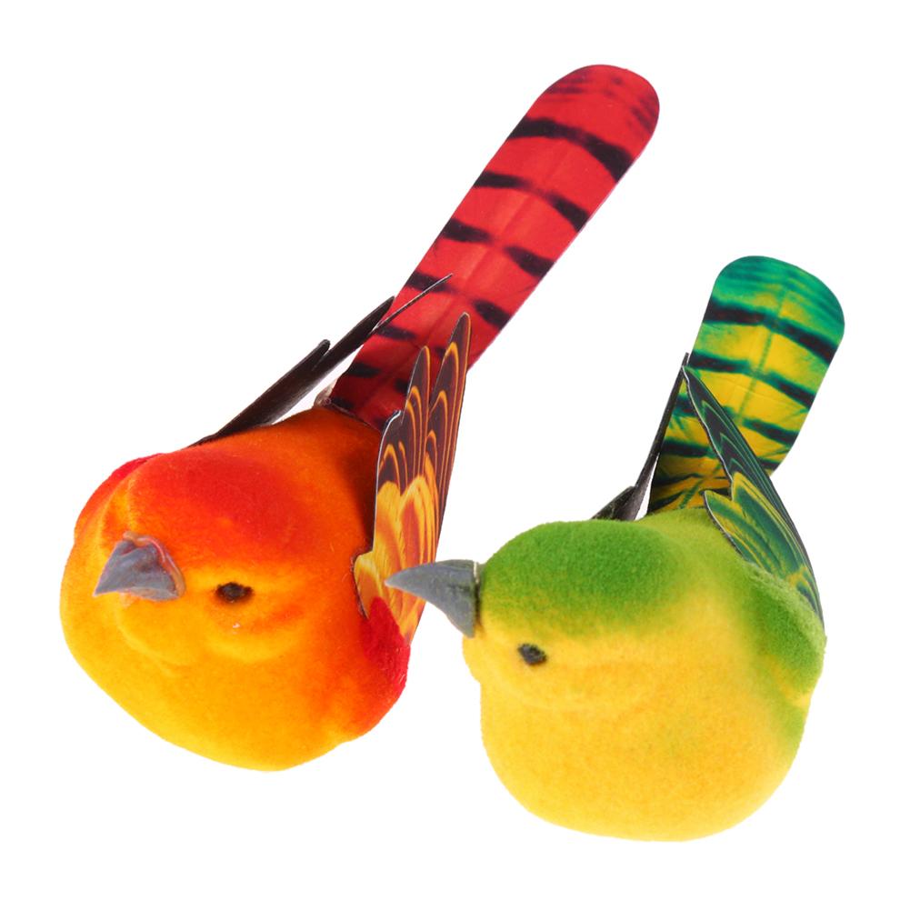 

2pcs/Pack Cute Simulation Bird Flock Boutique Decor(Random Color Delivery), 501 Original