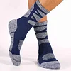 Outdoor Sports Socks With Thickened Towel Sole For Mountaineering Shock Absorption Hiking And Running Mid-tube Socks by Inlyline