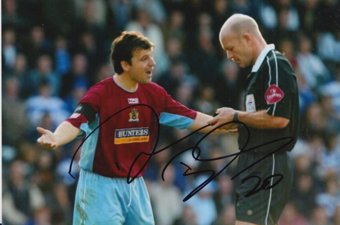 BURNLEY HAND SIGNED ROBBIE BLAKE 6X4 Photo Poster painting.