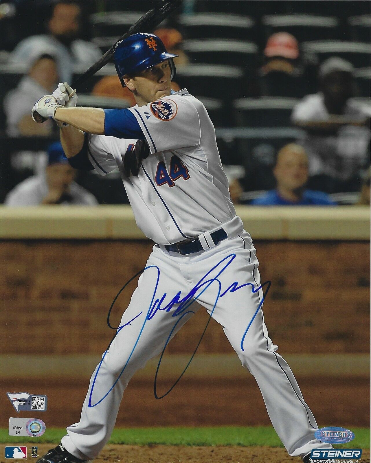 Signed 8x10 JASON BAY New York Mets Autographed Photo Poster painting - Fanatics COA