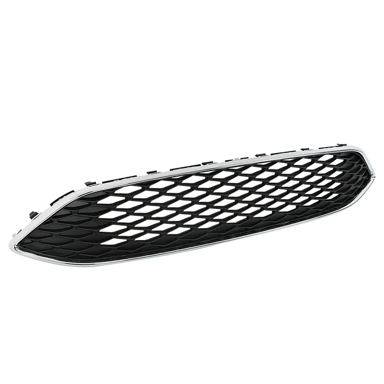 SEBLAFF Front Bumper Black Grille Upper Grill Assembly Fog Lamp Cover and Bracket Kit Replacement for 2015 2016 2017 2018 Focus