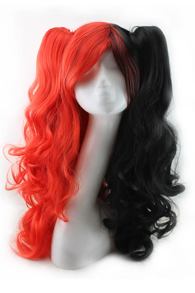 Halloween Lolita Color Curly Wig 2024 - Xpluswear