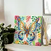 Kits d&rsquo;art color&eacute;s en diamant papillon avec cadre pour adultes, d&eacute;coration int&eacute;rieure 25 cm