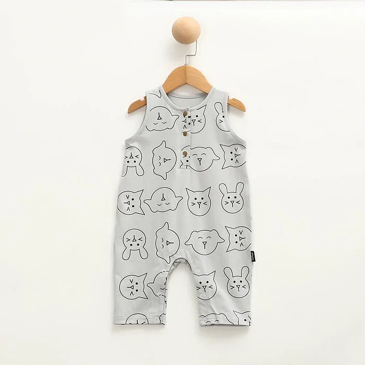 Baby Bunny Sleeveless Loose Romper