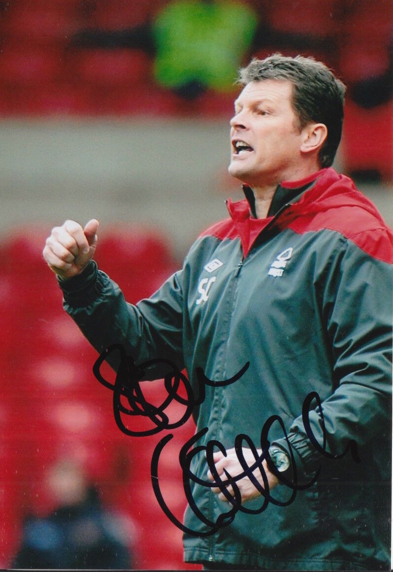 NOTTINGHAM FOREST HAND SIGNED STEVE COTTERILL 6X4 Photo Poster painting 1.