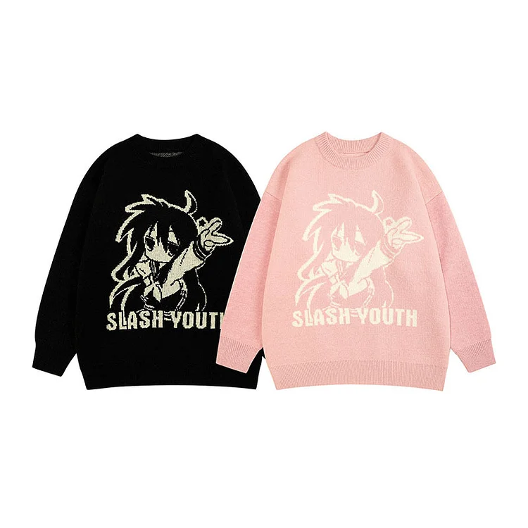 Lucky Star Izumi Konata Trendy Sweater