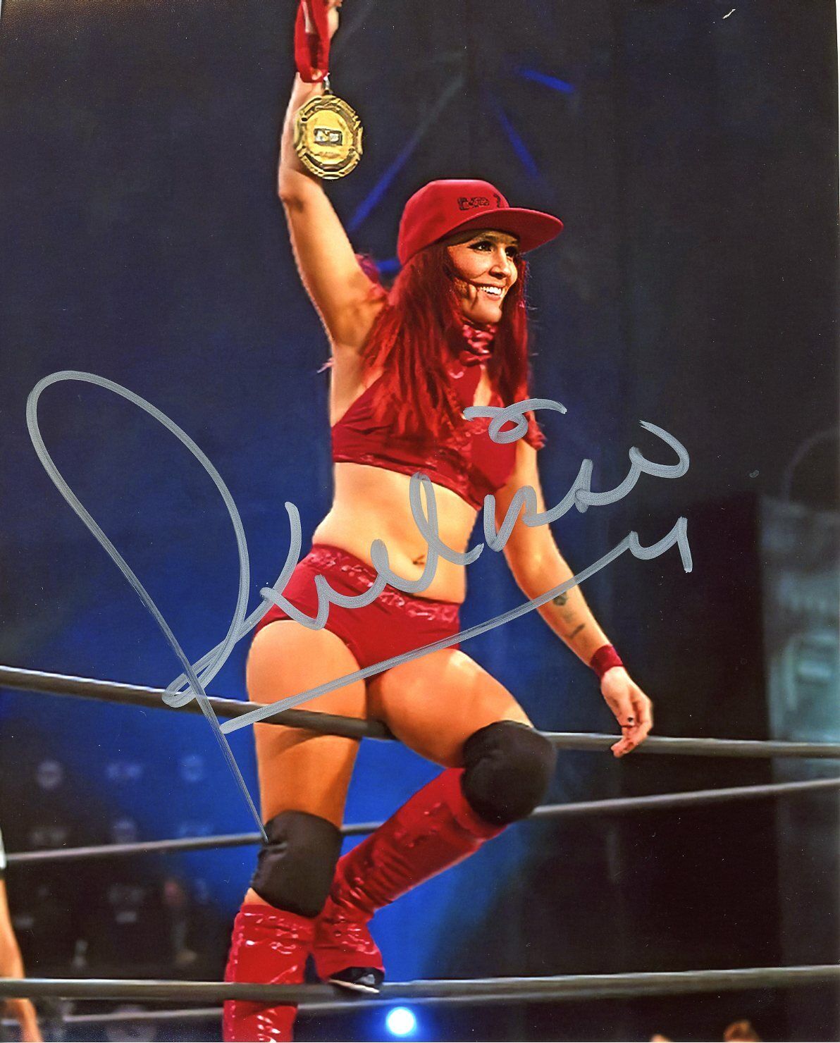 Ivelisse autographed 8x10 AEW Sexy Hot WWE AEW #4