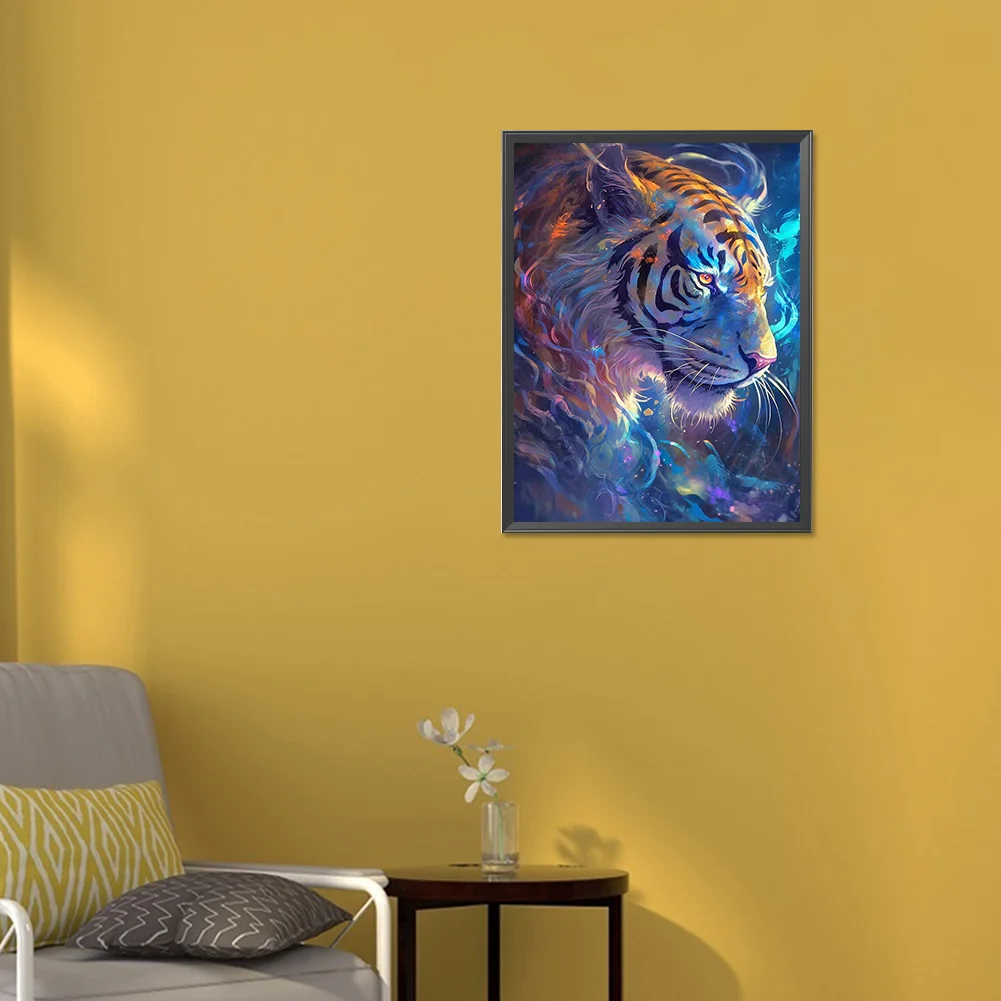 Diamond Painting - Full Round Drill - Imaginary Tiger(Canvas|30*40cm)