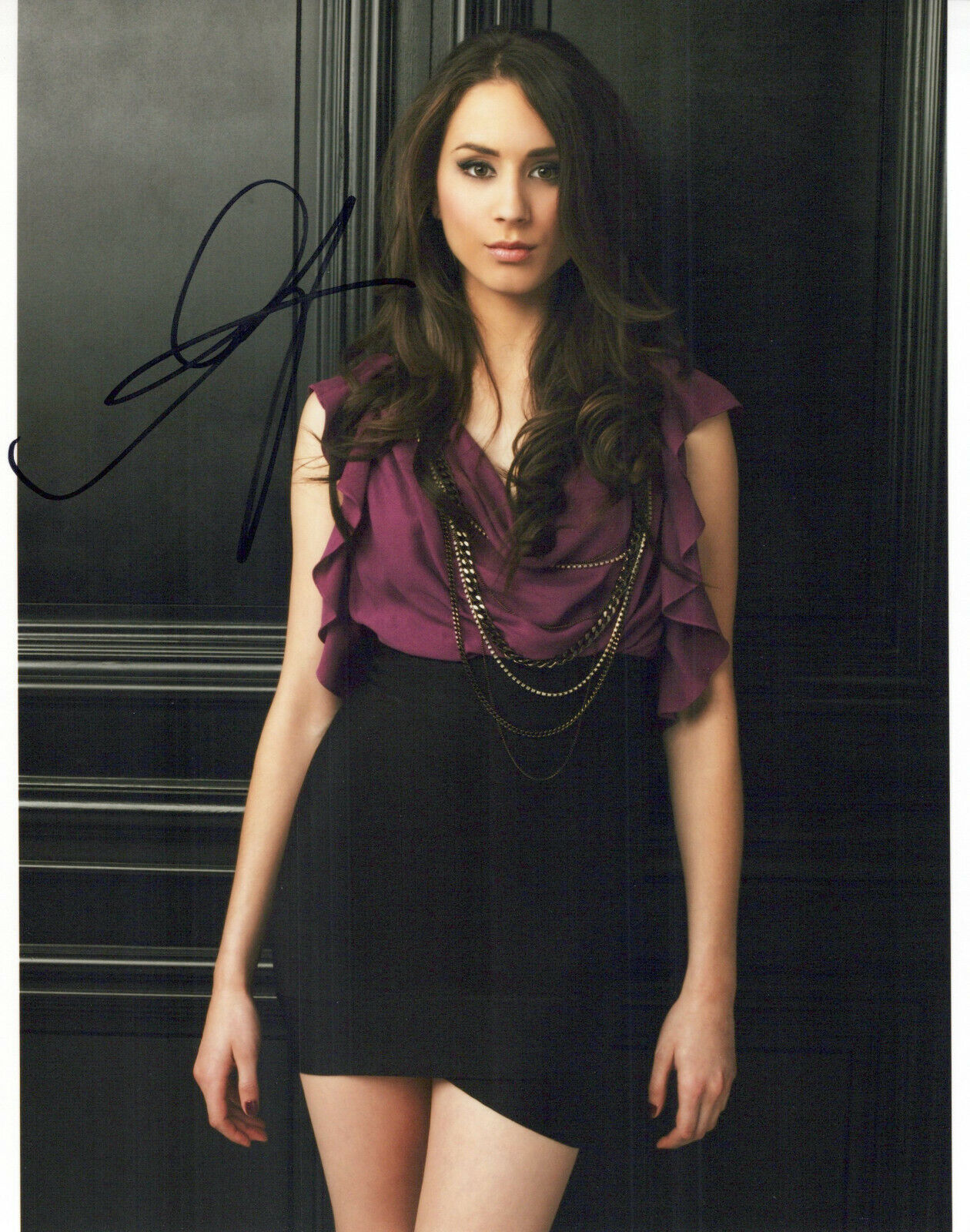 Troian Bellisario Pretty Little Liars autographed Photo Poster painting signed 8X10 #1 Spencer