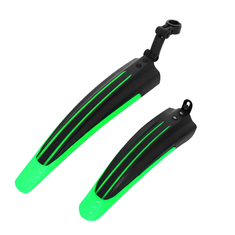 

2pcs MTB Bike Rear Front Mudguard Bicycle Splash Fender Guard Set, Green, 501 Original