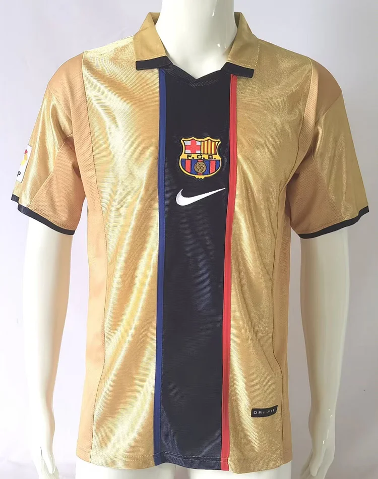 2001/02 Barcelona Away Retro Jersey