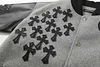 Chrome Hearts Multi Cross Varsity Jacket - Grey Black Street Jacket 2215