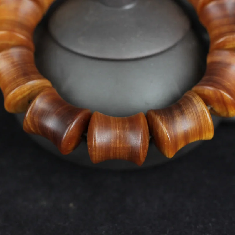 Taihang Mountain Thuja Bamboo Buddhism Prayer Beads Bracelet