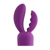 Rechargeable soft massage stick vibrator 