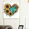 Diamond Painting-DIY Full Round Drill Sunflower Love