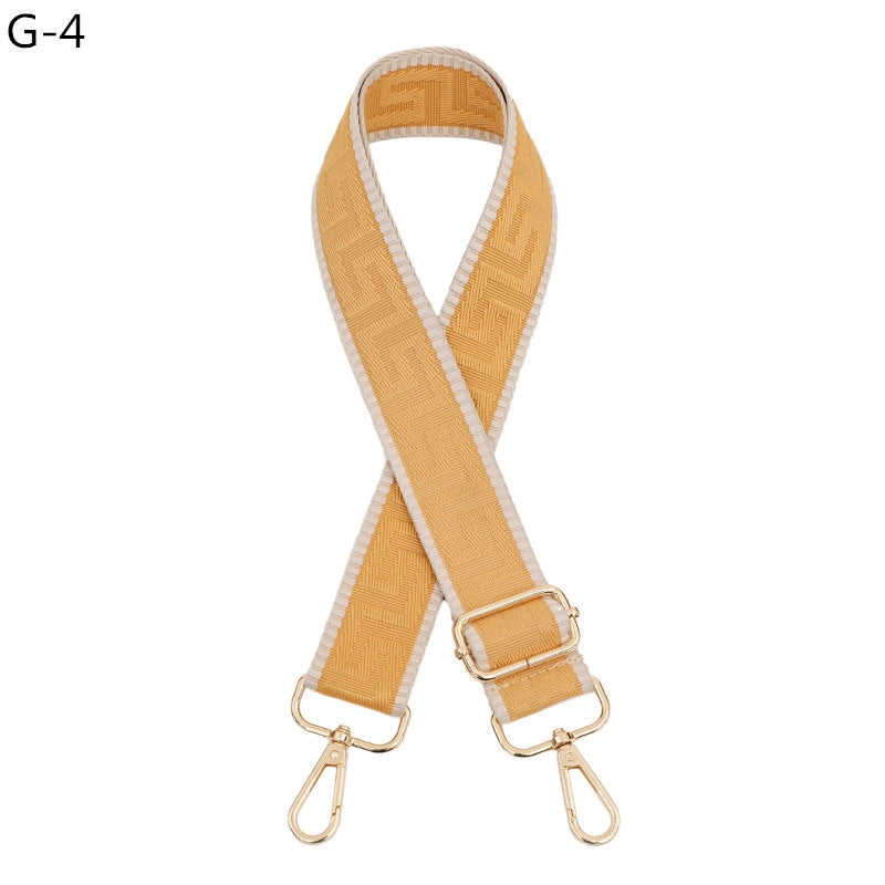 Polyester Color Block Bag Strap
