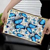 5D diy Schmetterling Diamantmalerei hölzernes Serviertablett mit Griff für Wohnkultur