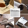 10Pcs Carbide Burr Set Double Cut Die Grinder Bits 1/8 Inch Shank Long Burr Bits