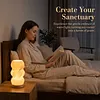 Striped Small Night Light Lamp Brightness Dimmable Aesthetic Ambient Lamp for Bedroom Living Room Christmas Birthday Party