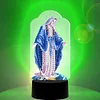 5D DIY Diamond Painting 7 Color Night Light Lamp Home Decoration Ornament Gift Kit(Maria)