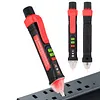 Non-Contact AC Voltage Tester Pen 48V-1000V AC Circuit Detector with LED Flashlight Sound and Light Alarm for Live/Null Wire Judgment