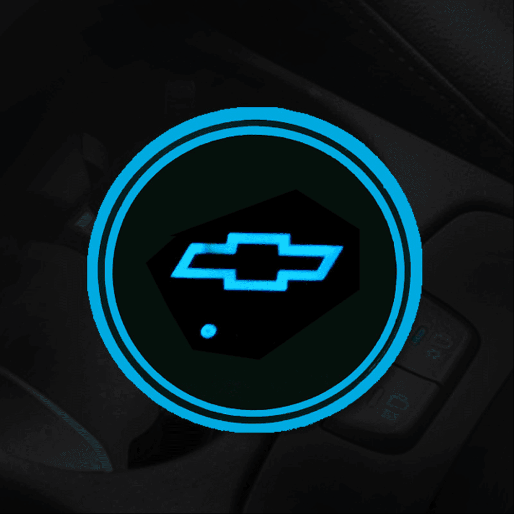 Chevrolet-Compatible LED Cup Holder Light