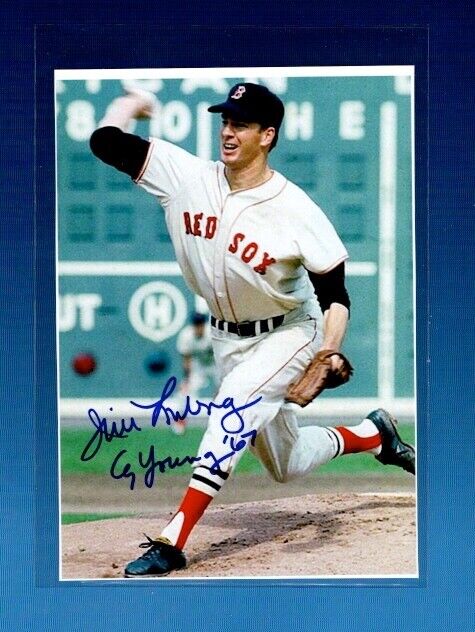 Jim Lonborg Boston Red Sox MLB Autographed Color Photo Poster painting 5x7 (Original)