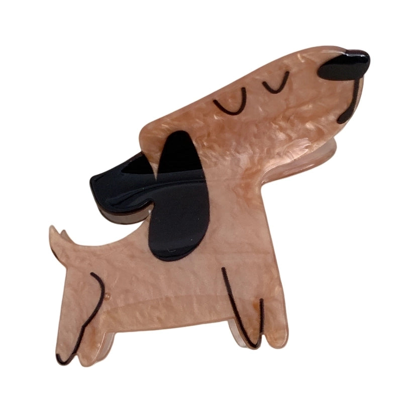 Cute Minimalist Women’s Cartoon Dog Cat Acetic Acid Sheets Hair Claws