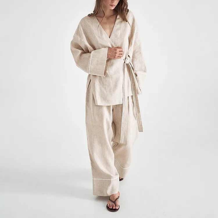 Women's Elegant Cardigan And Casual Pants Two-piece Set