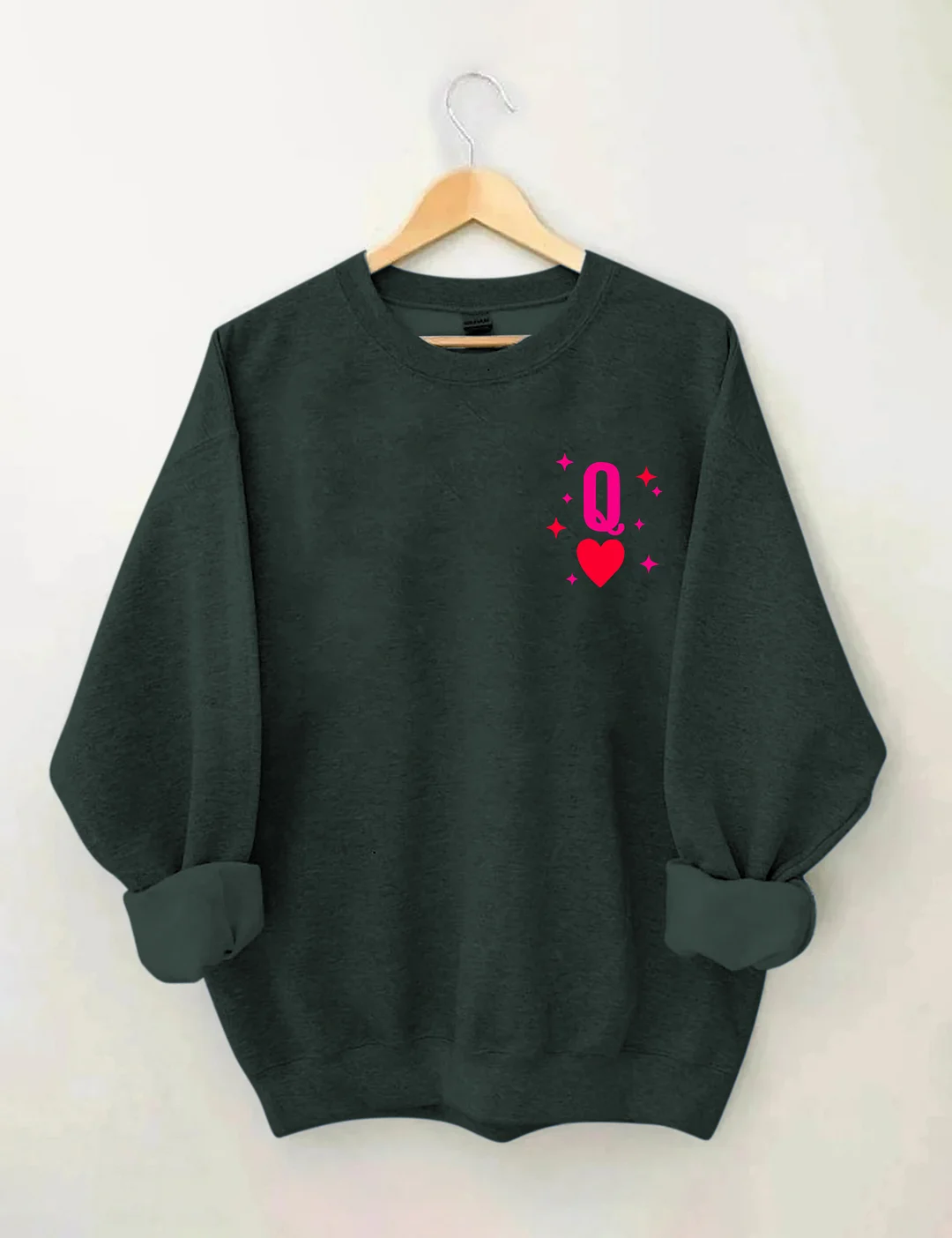  Queen Of Hearts Valentine's Day Sweatshirt 