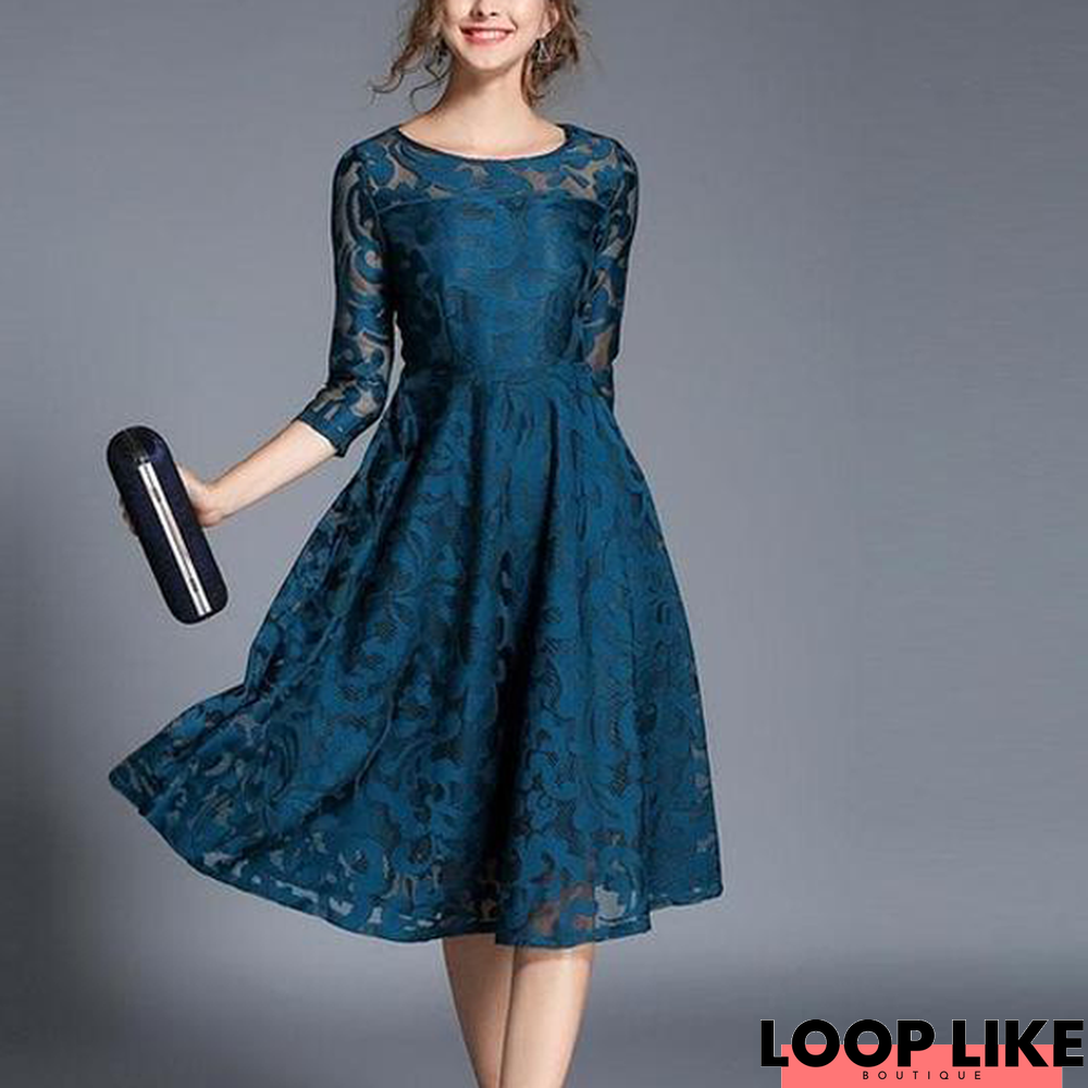 Fashion England Style Luxury Elegant Slim Ladies Party Dress