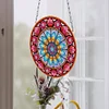 Suncatcher Mandala Diamond Painting Hanging Pendants for Kid Adults DIY Craft