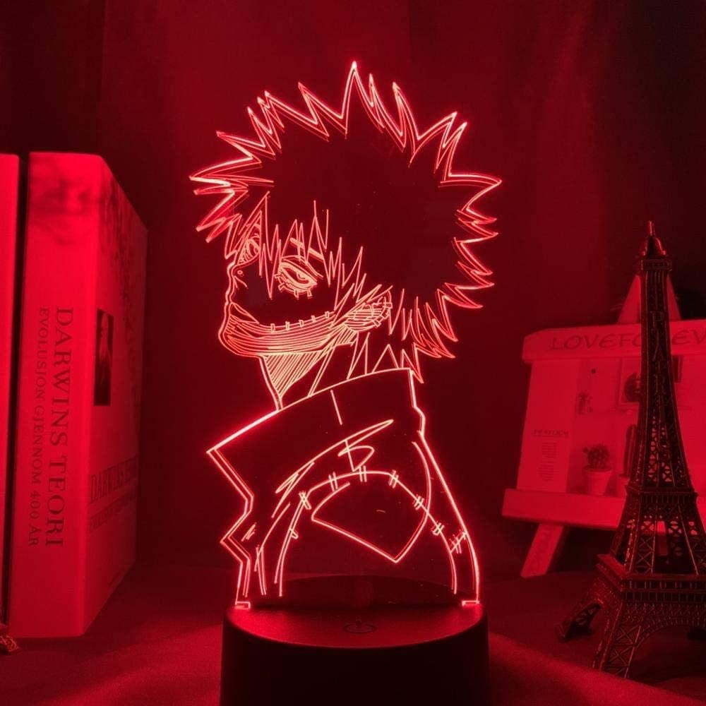 

3D LED Colorful Anime Figure Acrylic Lamps Touch Remote Control Room Light, 501 Original