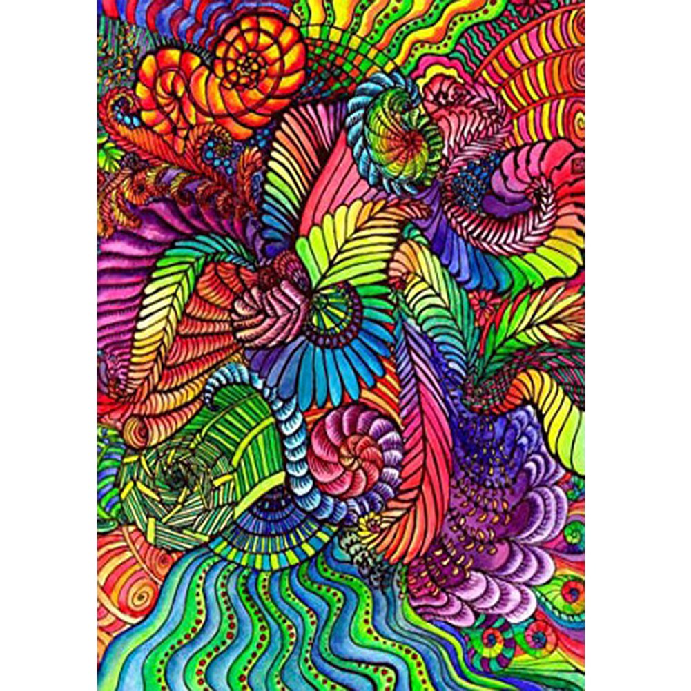 

Colorful Abstract Pattern - Square Drill Diamond Painting - 30*40CM, 501 Original