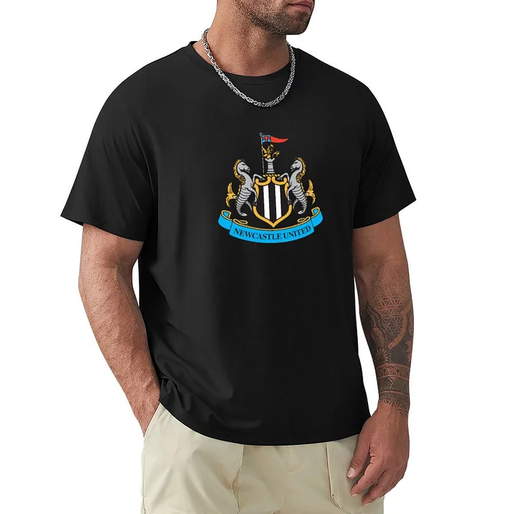 Newcastle United Graphique Coton T-shirt Manche Courte Homme